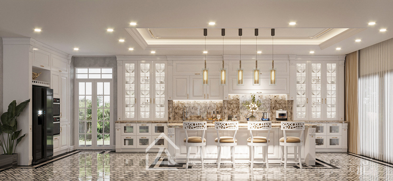 Phong cách bếp Tân Cổ Điển