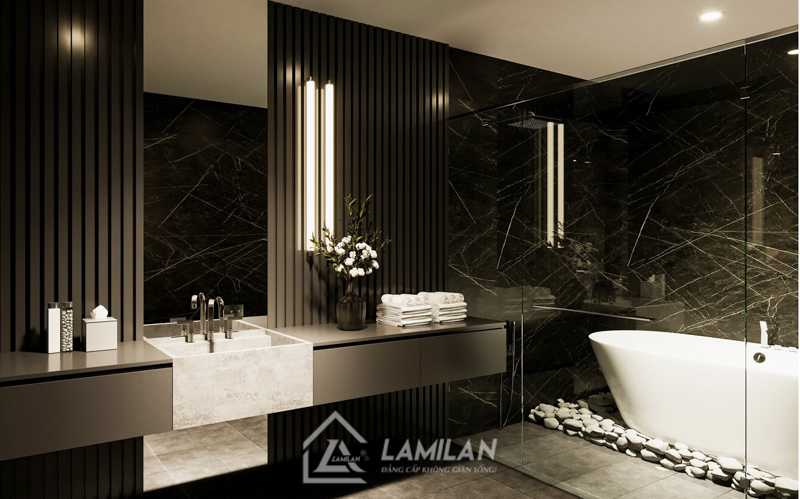 Thiết kế nội thất căn hộ 80m2 3 phòng ngủ