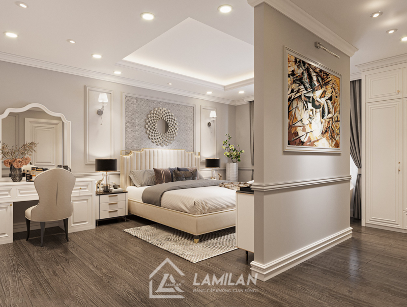 Thiết kế nội thất căn hộ 80m2 3 phòng ngủ