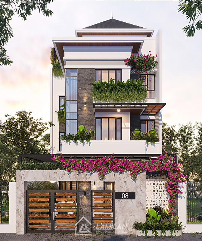 Thiết kế ban công cho nhà phố hiện đại