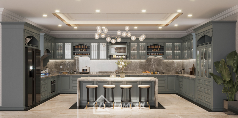 Thiết kế bếp cho căn hộ