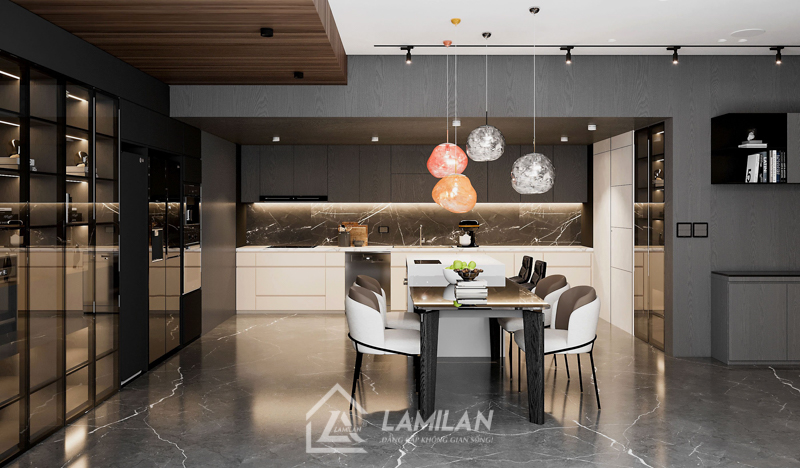 Thiết kế bếp đẹp đơn giản