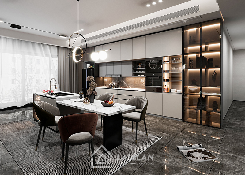 Kiểu nhà bếp hiện đại, thông minh