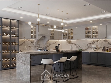 THIẾT KẾ BẾP CHỮ L HIỆN ĐẠI VÀ TIỆN NGHI