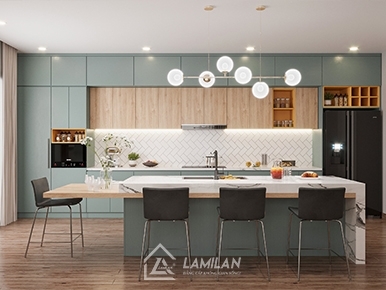 THIẾT KẾ NHÀ BẾP NHỎ ĐƠN GIẢN NHƯNG ẤN TƯỢNG