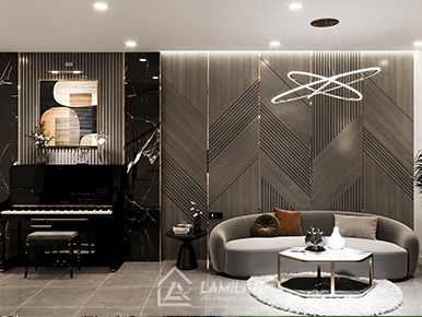 THIẾT KẾ NỘI THẤT CHUNG CƯ 72M2 SANG TRỌNG