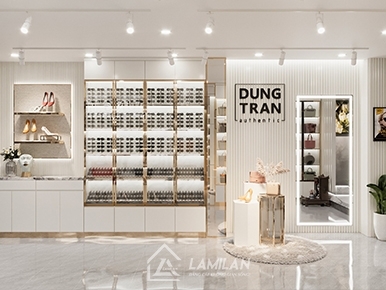 THIẾT KẾ NỘI THẤT SHOP MỸ PHẨM