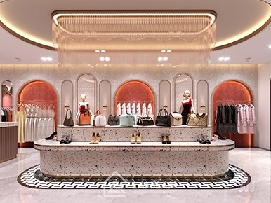 THIẾT KẾ NỘI THẤT SHOP THỜI TRANG ĐẸP