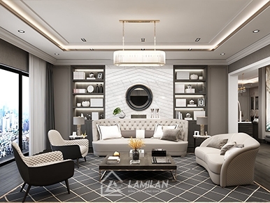 THIẾT KẾ NỘI THẤT TÂN CỔ ĐIỂN NHÀ SANG ĐẸP