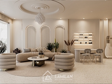 THIẾT KẾ PHÒNG KHÁCH SPA ĐẸP, ẤN TƯỢNG