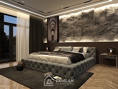 THIẾT KẾ PHÒNG NGỦ 25M2 SANG TRỌNG