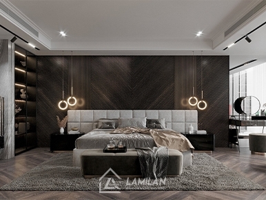 THIẾT KẾ PHÒNG NGỦ 30M2 ĐẦY ĐỦ MỌI TIỆN NGHI