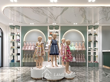 THIẾT KẾ SHOP MẸ VÀ BÉ NHỎ ĐẸP, CUỐN HÚT