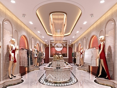 THIẾT KẾ SHOP QUẦN ÁO NỮ ĐƠN GIẢN, ÍT TỐN CHI PHÍ