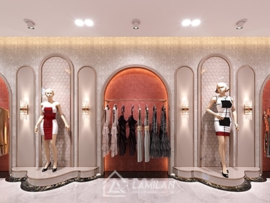 THIẾT KẾ SHOP THỜI TRANG NỮ NHỎ ĐẸP