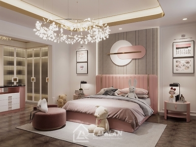 TRANG TRÍ PHÒNG NGỦ CHO BÉ GÁI