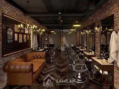 TRANG TRÍ TIỆM TÓC BARBER ẤN TƯỢNG, THU HÚT KHÁCH HÀNG